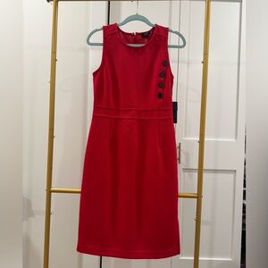 Halogen Red Lipstick dress NWT size small petite